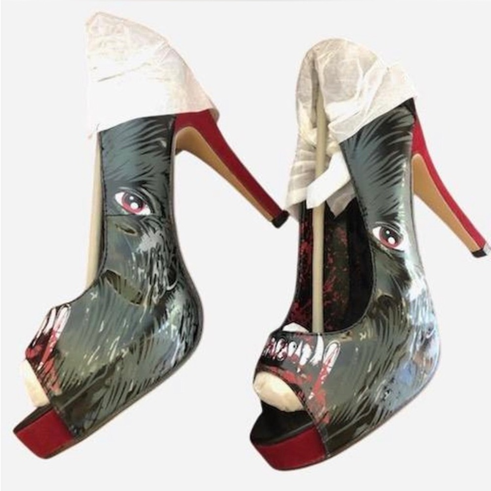 NIB Iron Fist "Wolfbeater" Platform Pumps - Picture 3 of 10